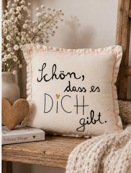 Good old friends Mini Kissen Schön dass es dich gibt