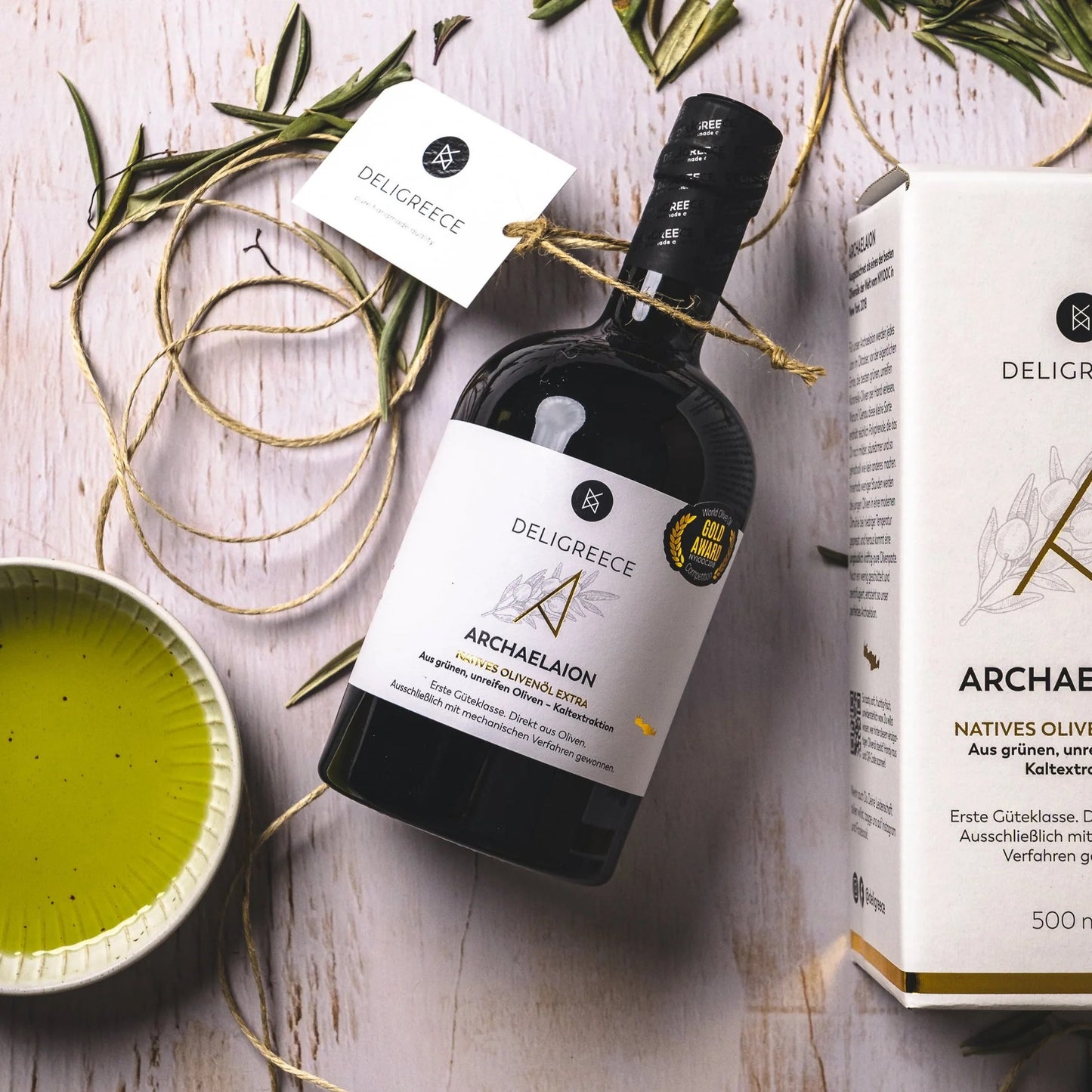 Archaelaion – Extra natives Olivenöl aus unreifen Oliven | Deligreece
