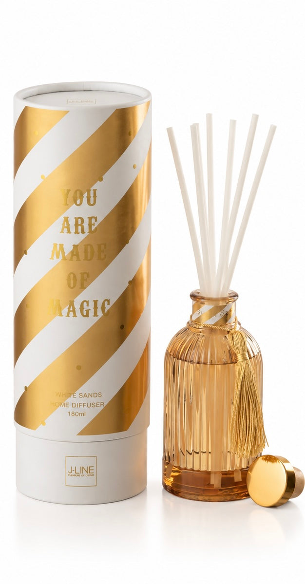 J-Line Home Diffuser White Sands – 180 ml | Gold