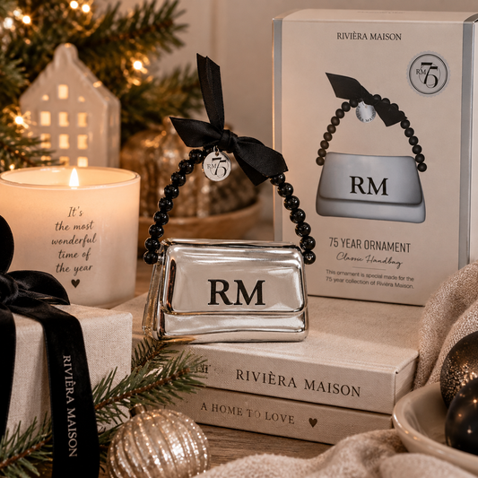 Rivièra Maison 75 Year Ornament „Classic Handbag“