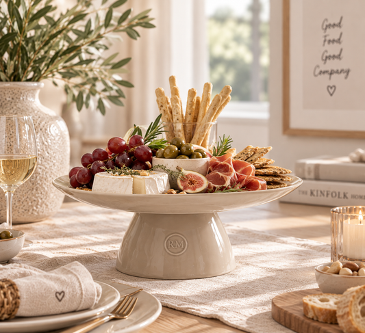 Rivièra Maison Portofino Cake Stand Flax