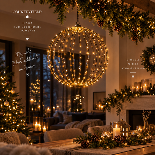 Countryfield LED Lichtkugel „Moony“ – M & L