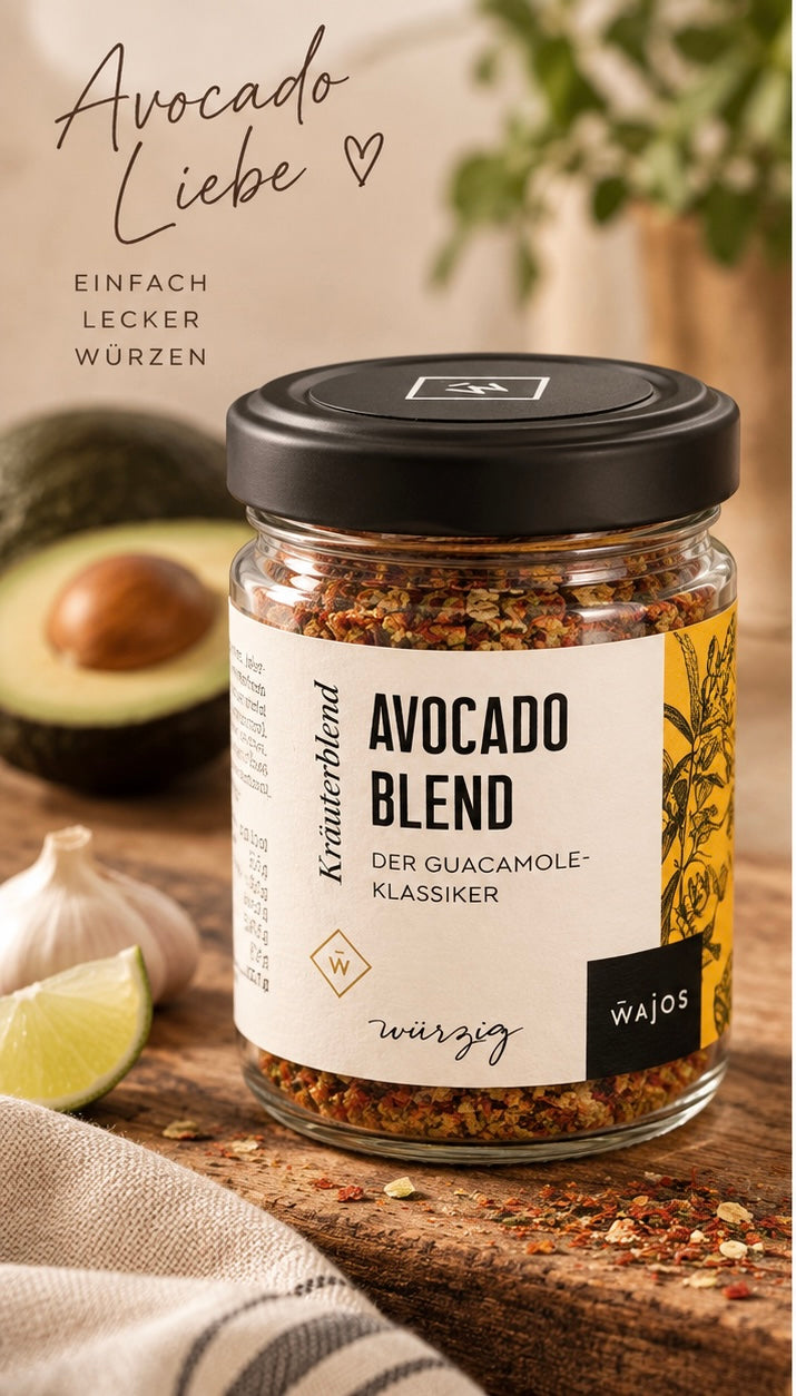 Wajos Avocado Blend – Würzmischung für Guacamole & Avocado