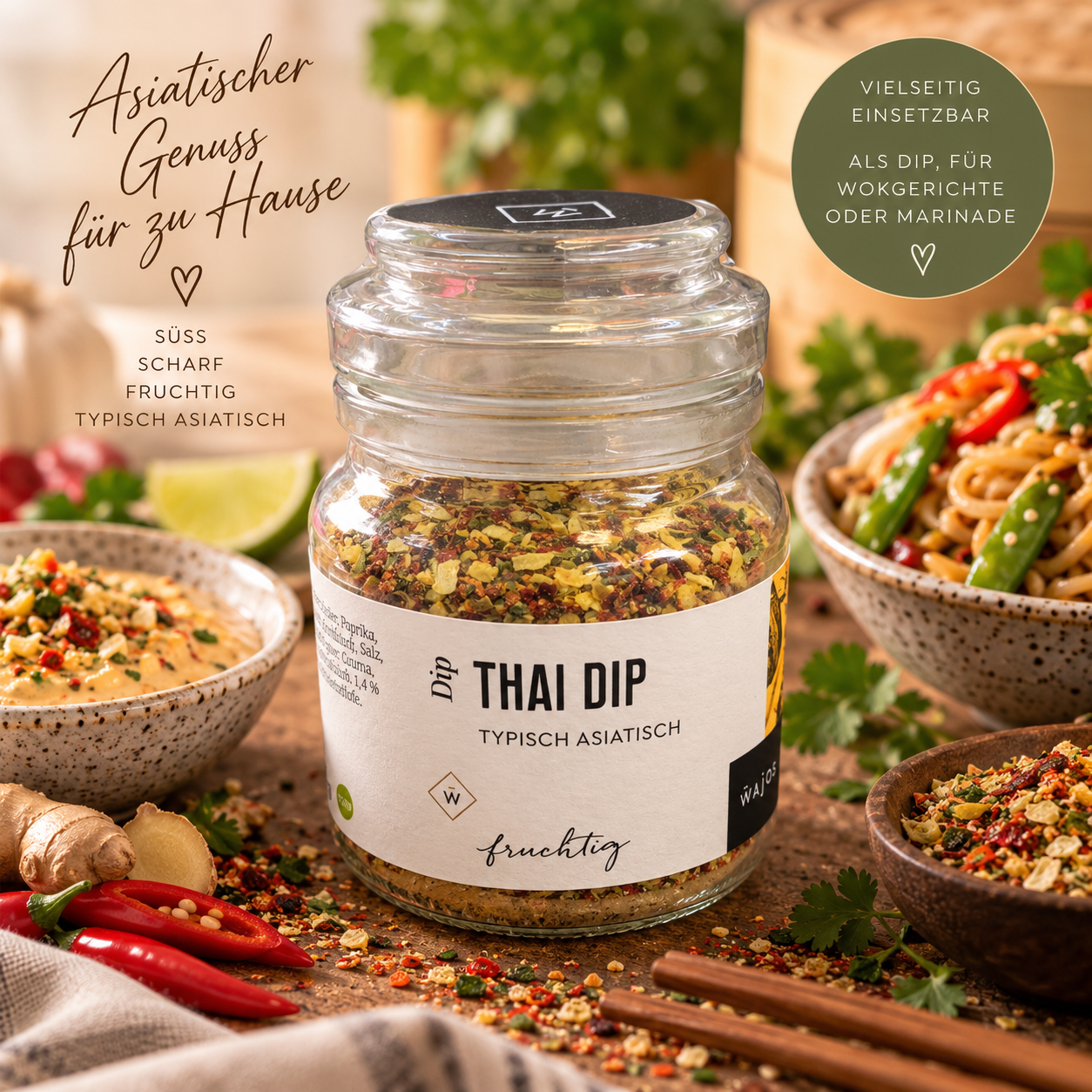 Wajos Thai Dip – typisch asiatische Würzmischung