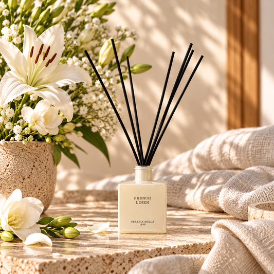 Cereria Mollá 1899 Reed Diffuser French Linen – 100 ml