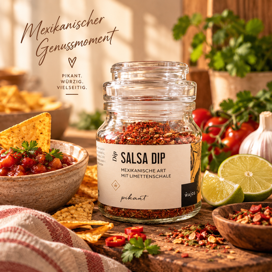 Wajos Salsa Dip mexikanische Art mit Limettenschale