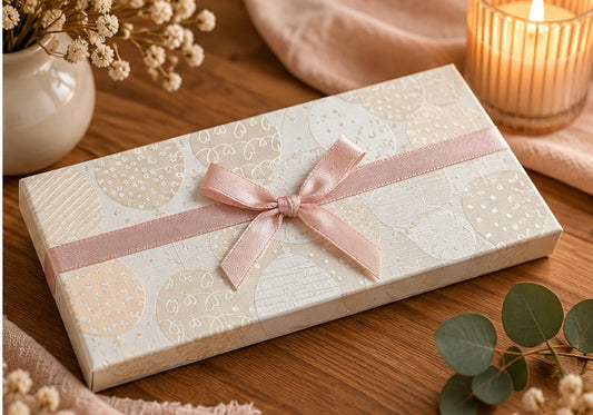 Artebene Geldgeschenkbox mit Herzmuster & rosa Schleife