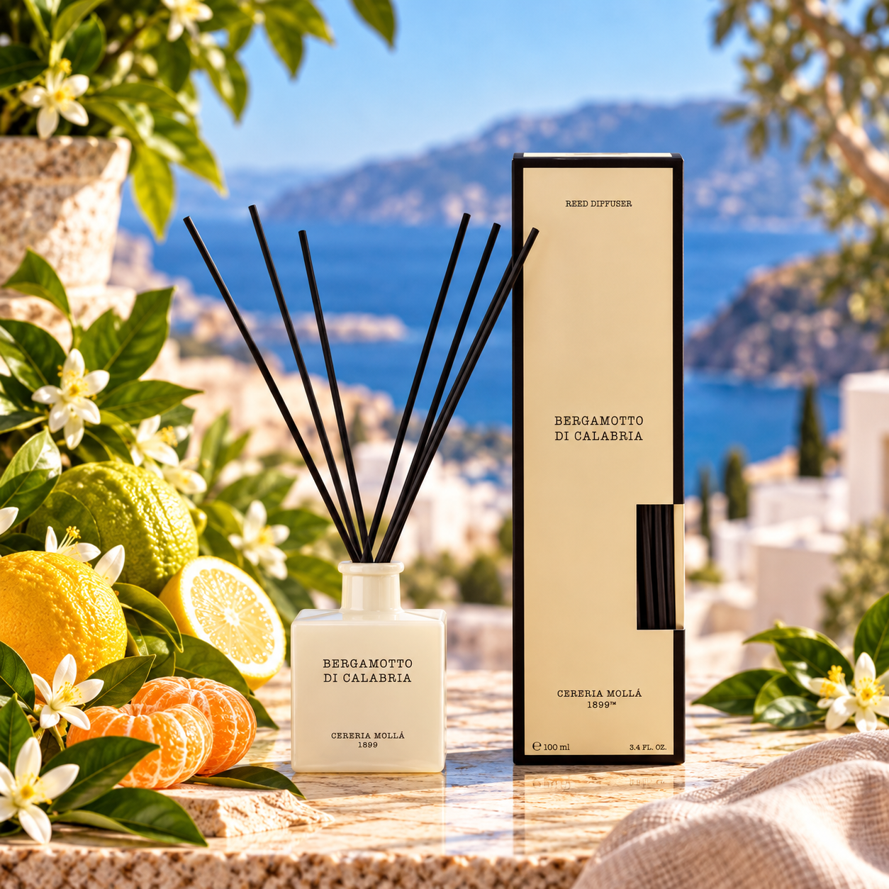 Cereria Mollá 1899 Reed Diffuser Bergamotto di Calabria – 100 ml