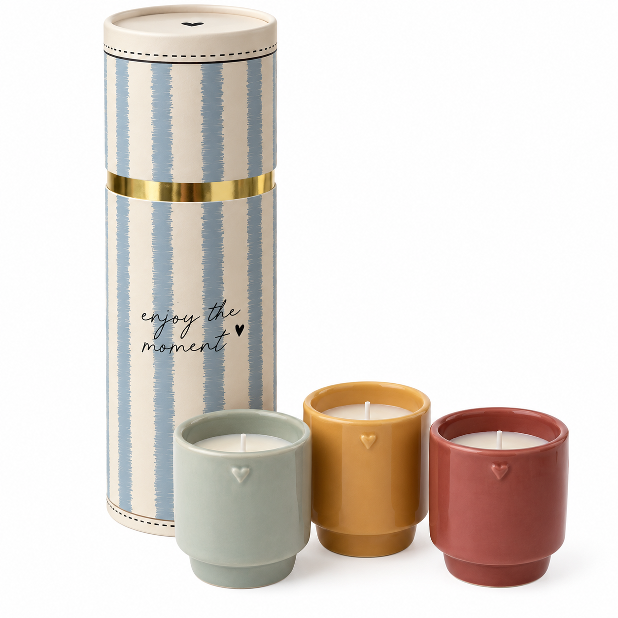 Zusss 3-teiliges Duftkerzen-Set in Geschenkverpackung