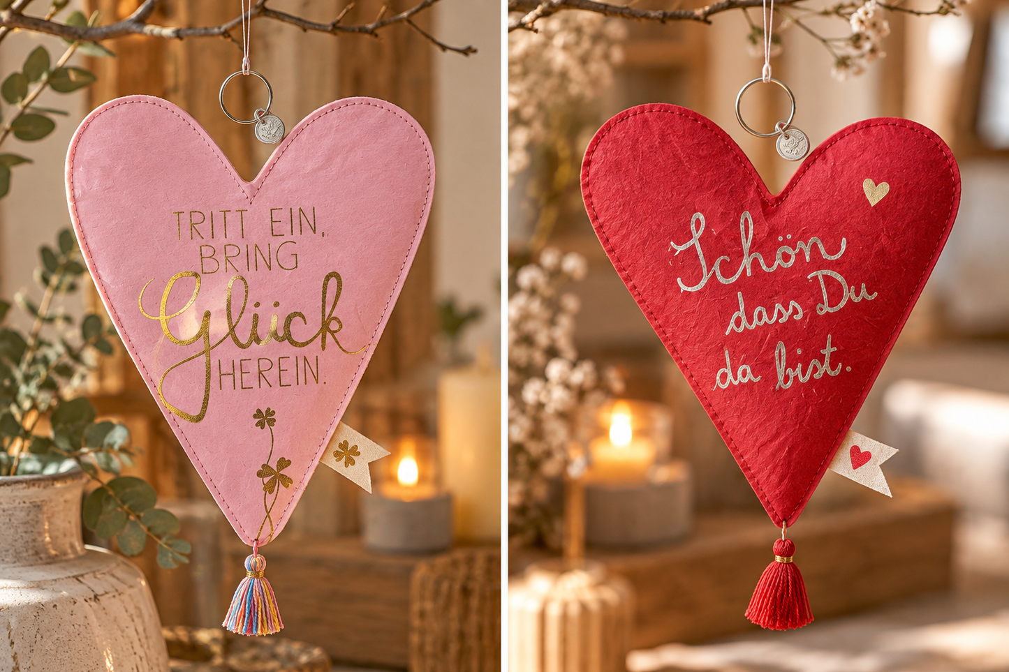 Good old friends Papierherz – verschiedene Varianten