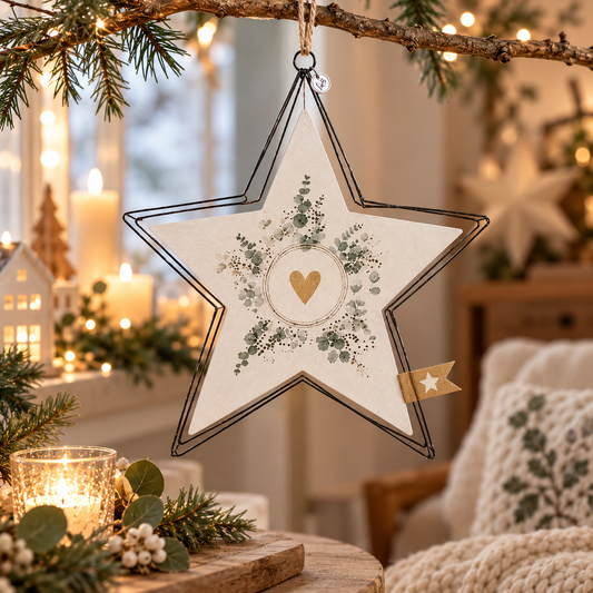 Große Schmucksterne von Good old friends – festliche Weihnachtsdekoration
