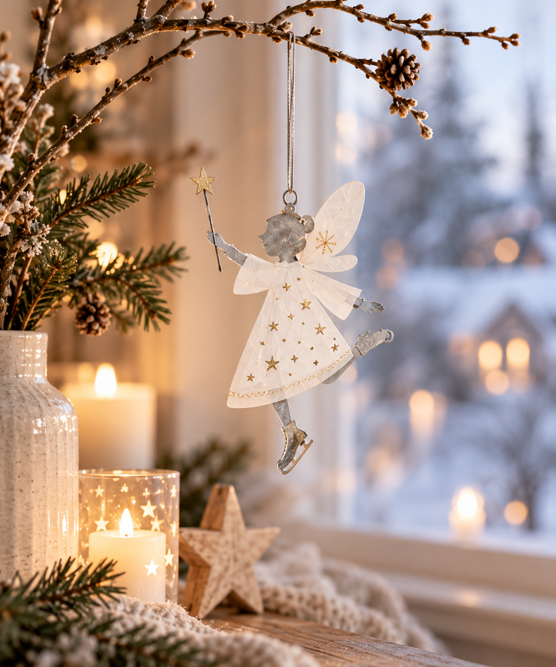 Good old friends Winterfee – Weihnachtsanhänger zum Aufhängen