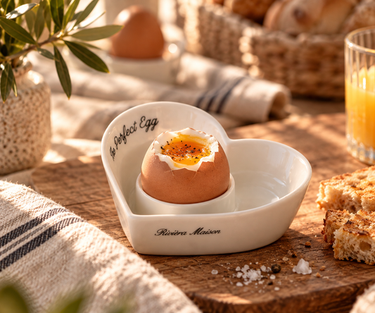 Riviera Maison Eierbecher The Perfect Heart aus Porzellan