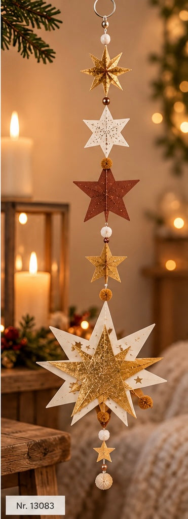 Große Sternenketten – zauberhafte Weihnachtsdekoration von Good Old Friends
