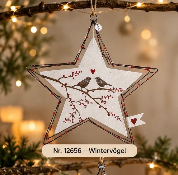 Große Schmucksterne von Good old friends – festliche Weihnachtsdekoration