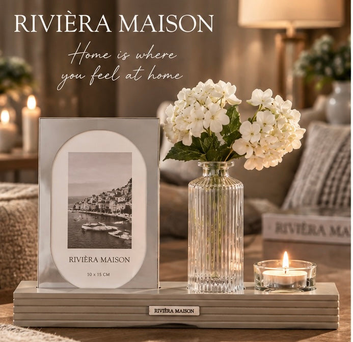 Rivièra Maison Port Louis Multiple Frame Flax – Bilderrahmen, Vase & Teelichthalter
