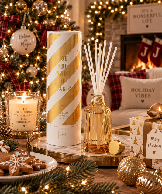 J-Line Home Diffuser White Sands – 180 ml | Gold