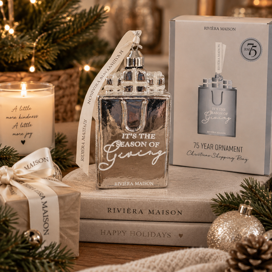 Rivièra Maison 75 Year Ornament „Christmas Shopping Bag“