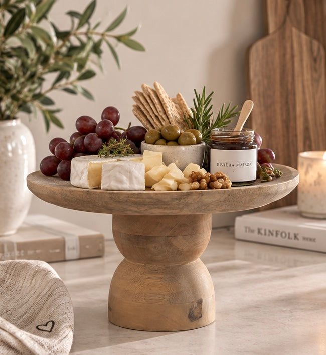 Rivièra Maison Eliot Cake Stand – Mangoholz