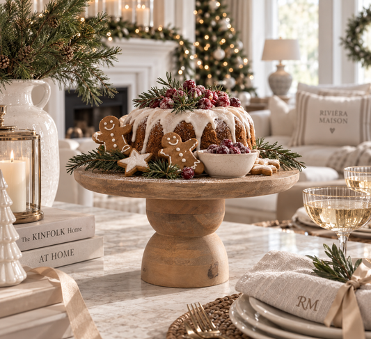 Rivièra Maison Eliot Cake Stand – Mangoholz