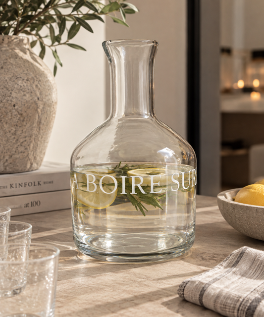 Riviera Maison Wasserkaraffe aus Glas