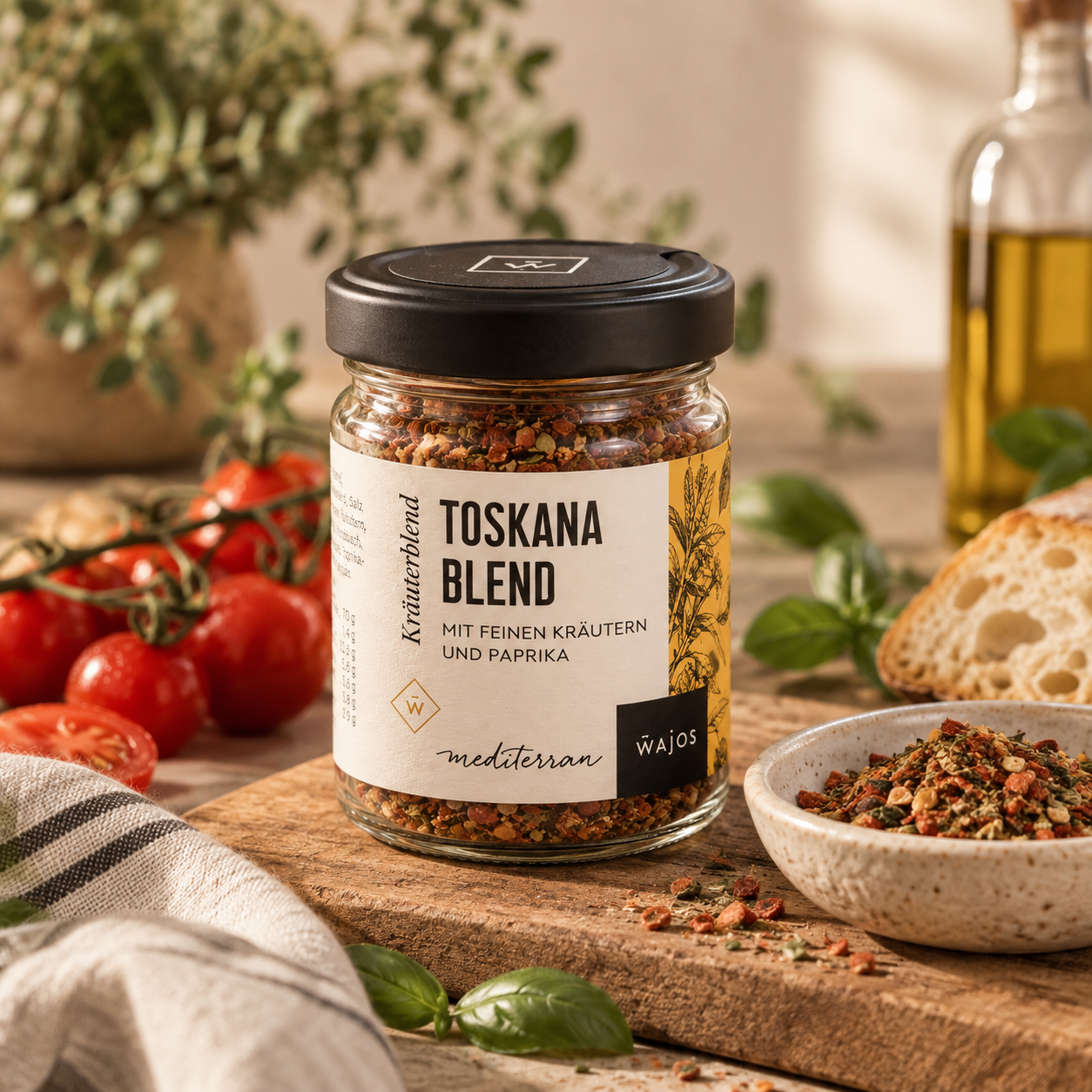 Wajos Toskana Blend – mediterrane Kräutermischung mit Paprika
