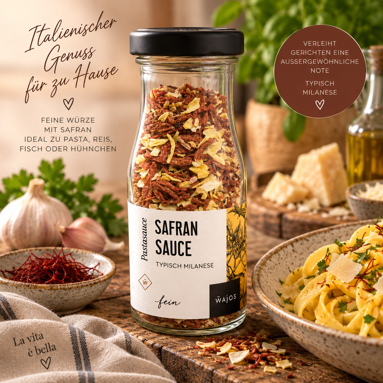 Wajos Safran Sauce – typisch Milanese