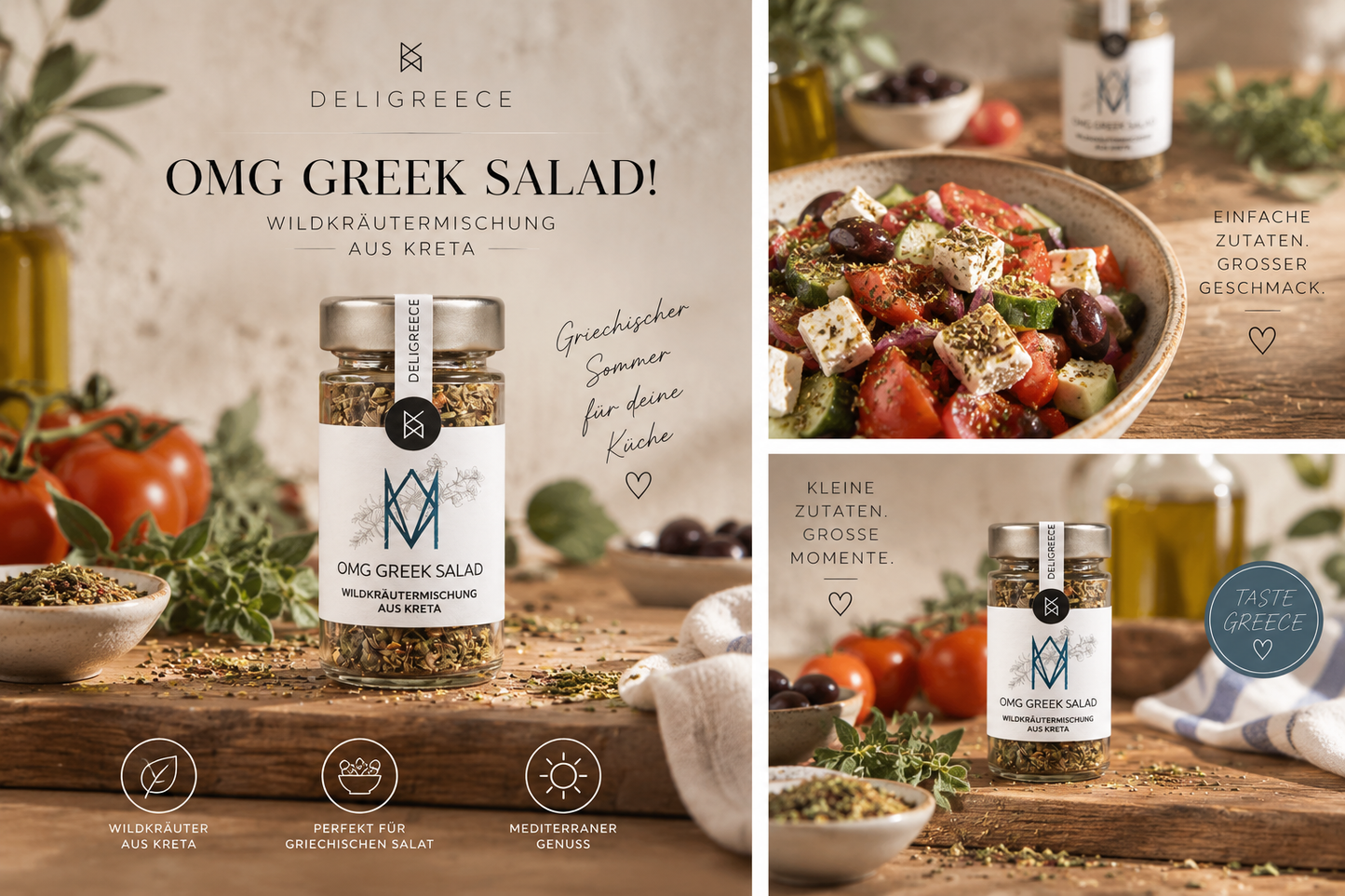 OMG Greek Salad! – Wildkräutermischung aus Kreta