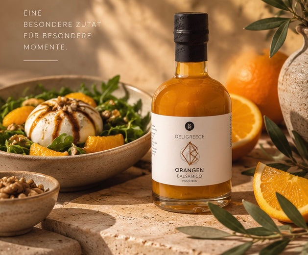 Deligreece Orangen Balsamico – handgemacht auf Kreta