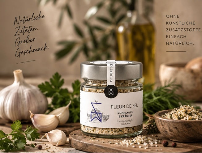 Fleur de Sel – Knoblauch & Kräuter | 160 g