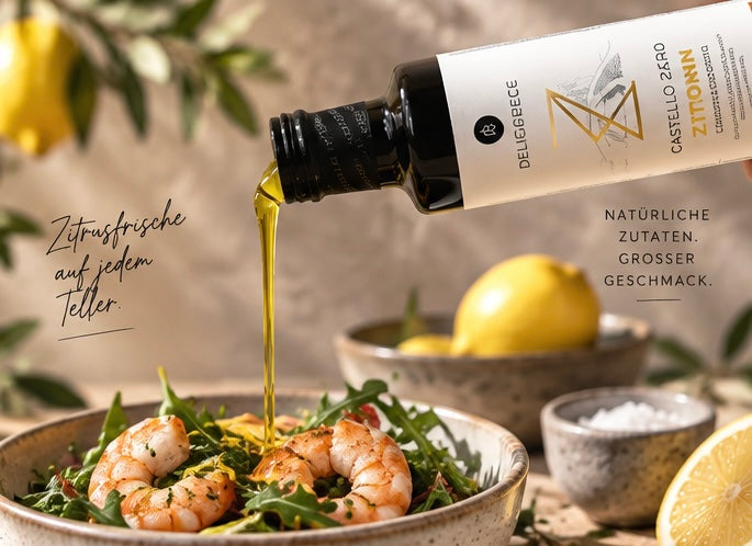 Castello Zacro Zitronen-Olivenöl – 250 ml 🍋