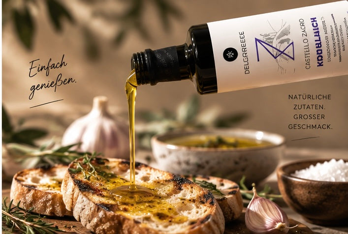 Castello Zacro Knoblauch-Olivenöl – 250 ml 🧄