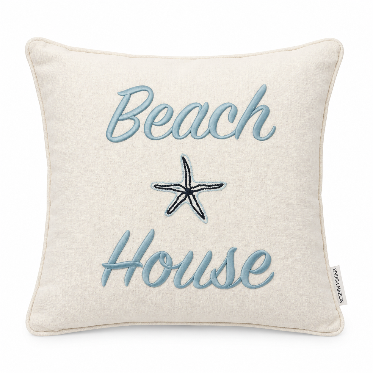Rivièra Maison Kissen „Beach House“ 50 × 50 cm inkl. Füllung