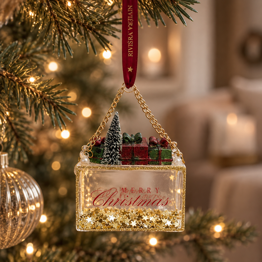 Rivièra Maison Merry Christmas Gift Box Ornament – Weihnachtsanhänger