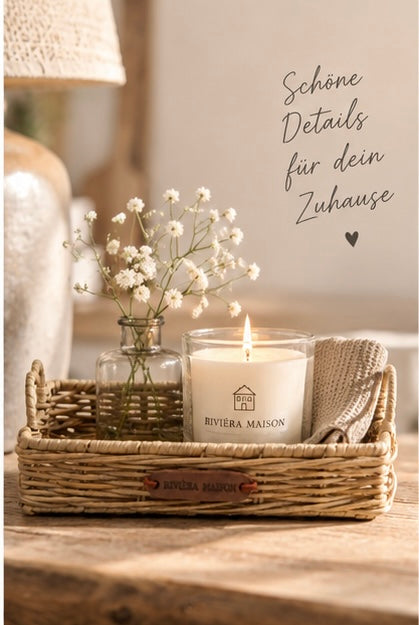 Rivièra Maison Rustic Rattan Happy Heart Mini Tray