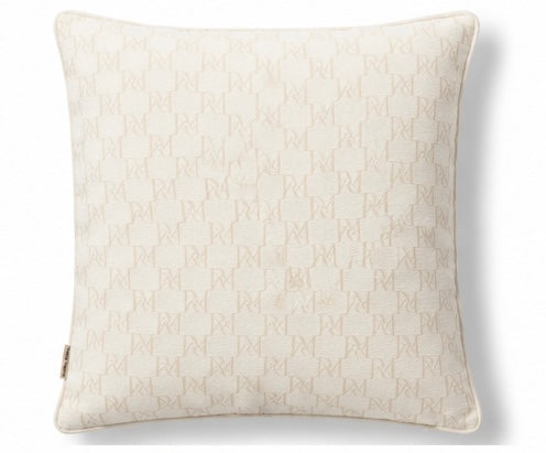 Rivièra Maison RM Monogram Abilly Kissen 50×50 cm – Off White