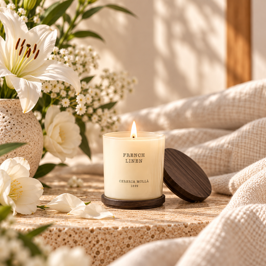 Cerería Mollá 1899 Duftkerze French Linen – 70g