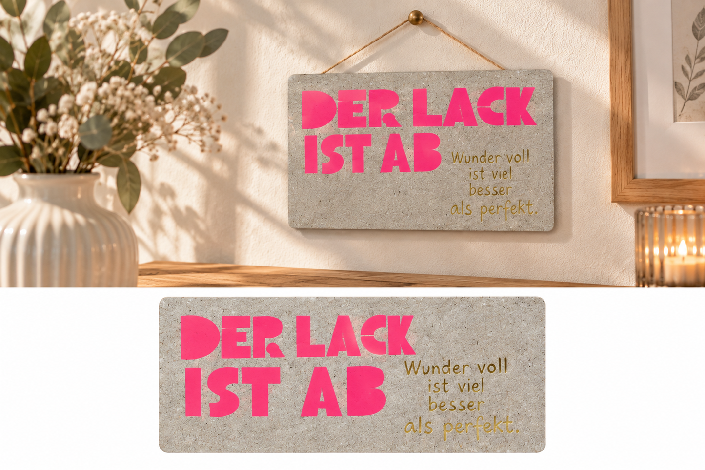 Good old Friends Sprachkarte „Der Lack ist ab.“