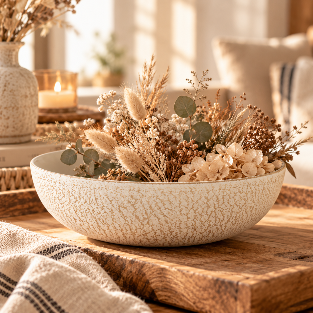 Boltze Schüssel / Bowl Ø 25 cm – Creme