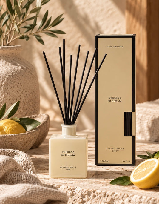 Cereria Mollá 1899 Reed Diffuser Verbena di Sicilia – 100 ml