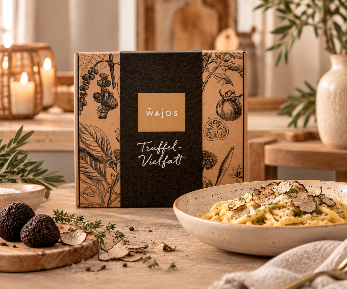 Wajos Trüffel Geschenkset – 5 Feinkost-Spezialitäten