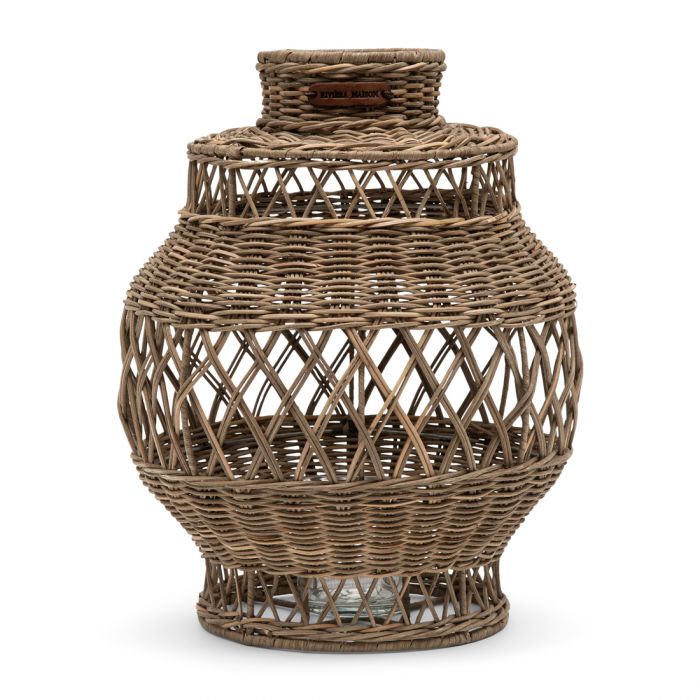 Riviera Maison Rattan-Laterne Rustic Weave – 40 × 30 cm