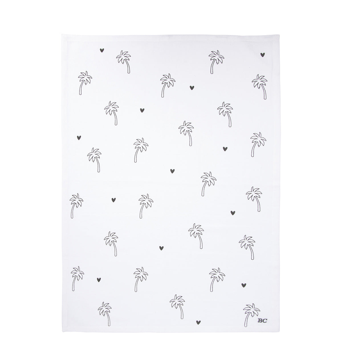 Bastion Collections Geschirrtuch Palmen 50 × 70 cm