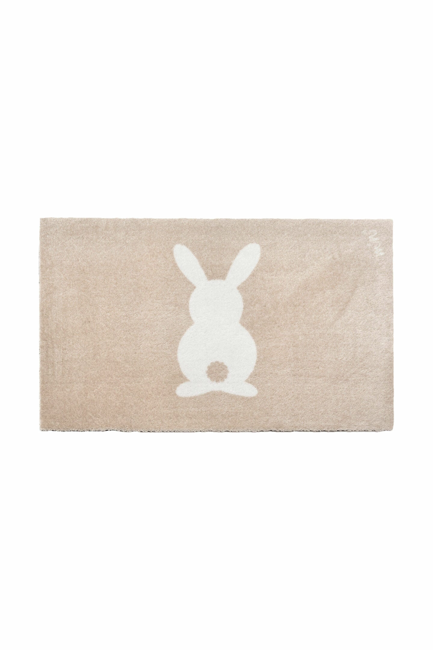 Mad About Mats Kinderteppich Hase – Beige 67 × 110 cm